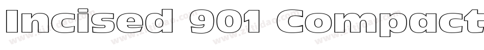 Incised 901 Compact BT字体转换